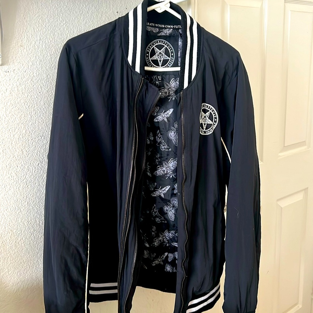 Black craft jacket large